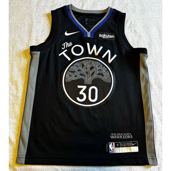 Nike Air Size Small 8 Golden State Warriors Stephen Curry #30 The Town Youth. - Picture 1 of 6
